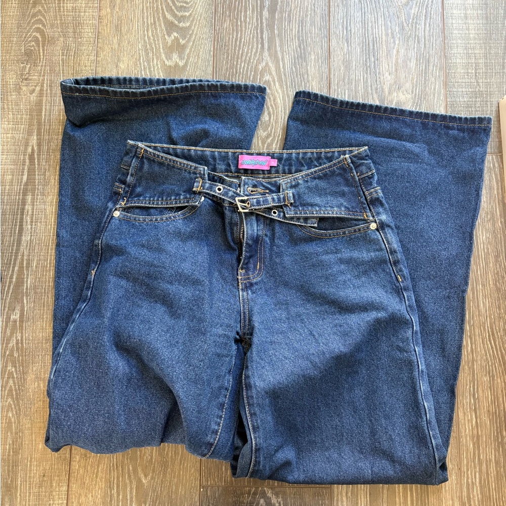 Edikted buckle jeans